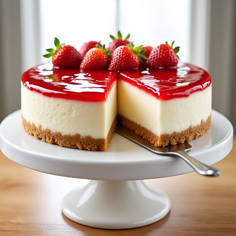 Classic American No-Bake Cheesecake Recipe | Easy Chilled Dessert