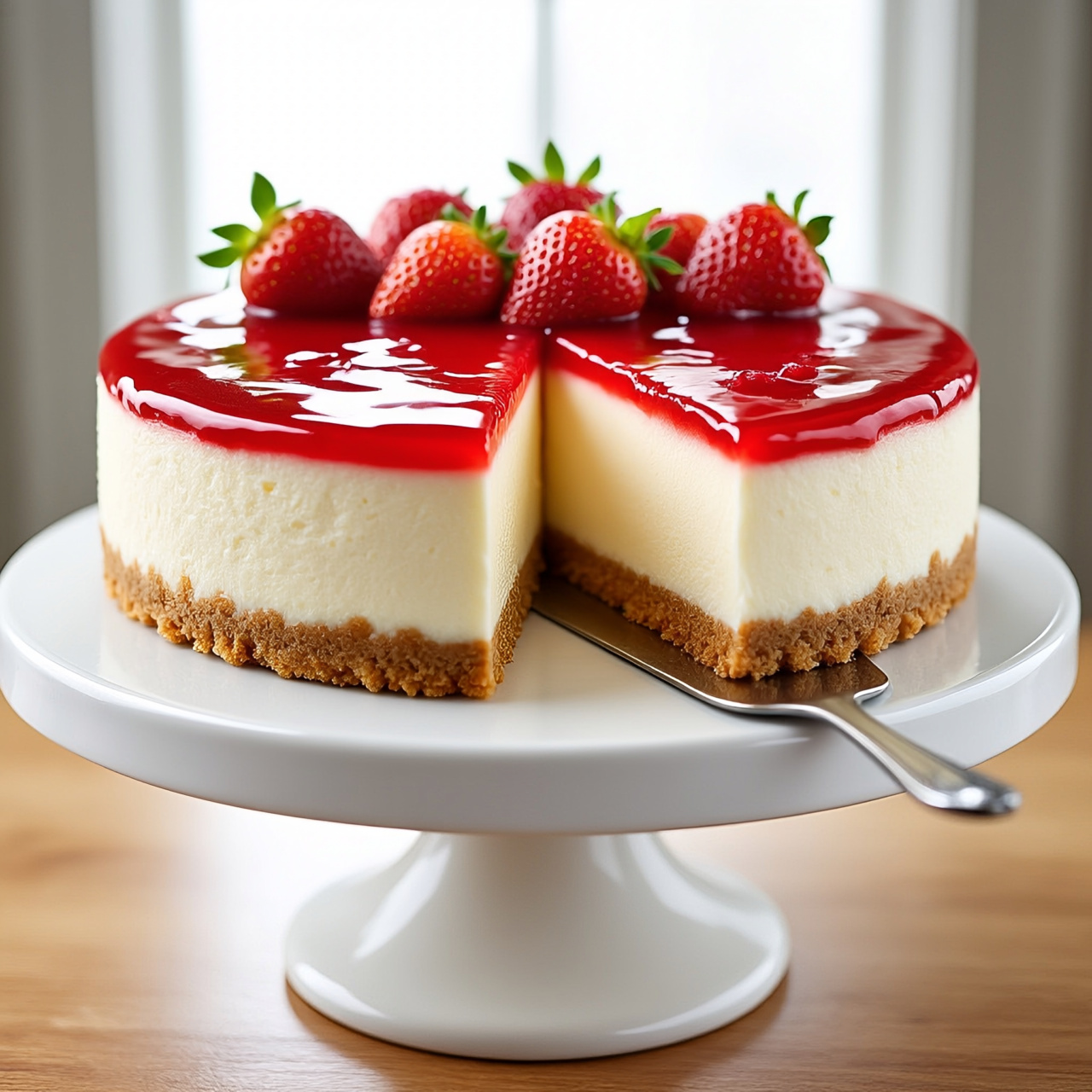 Classic American No-Bake Cheesecake Recipe | Easy Chilled Dessert