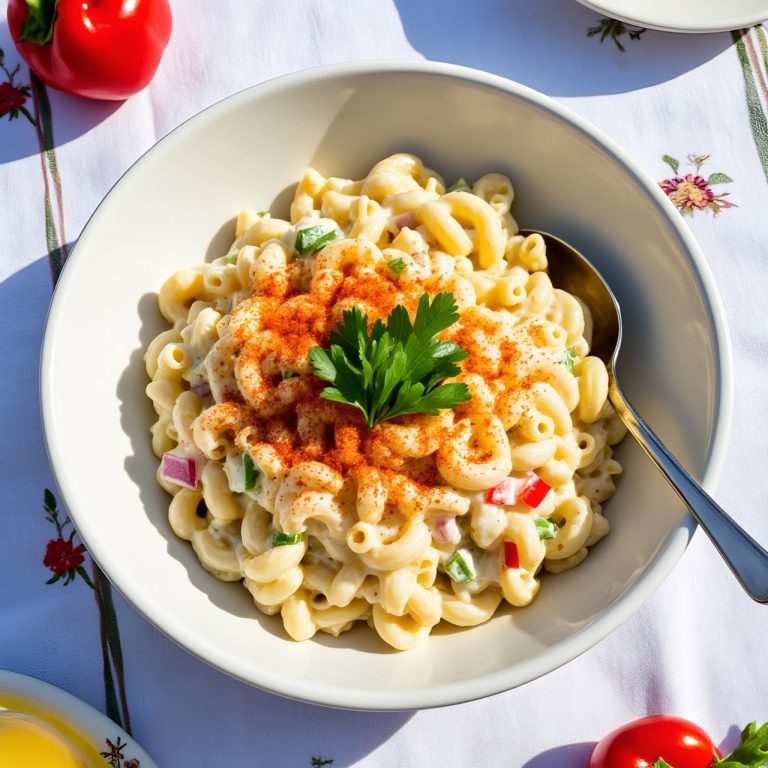 Classic American Macaroni Salad: The Ultimate Cold Side Dish