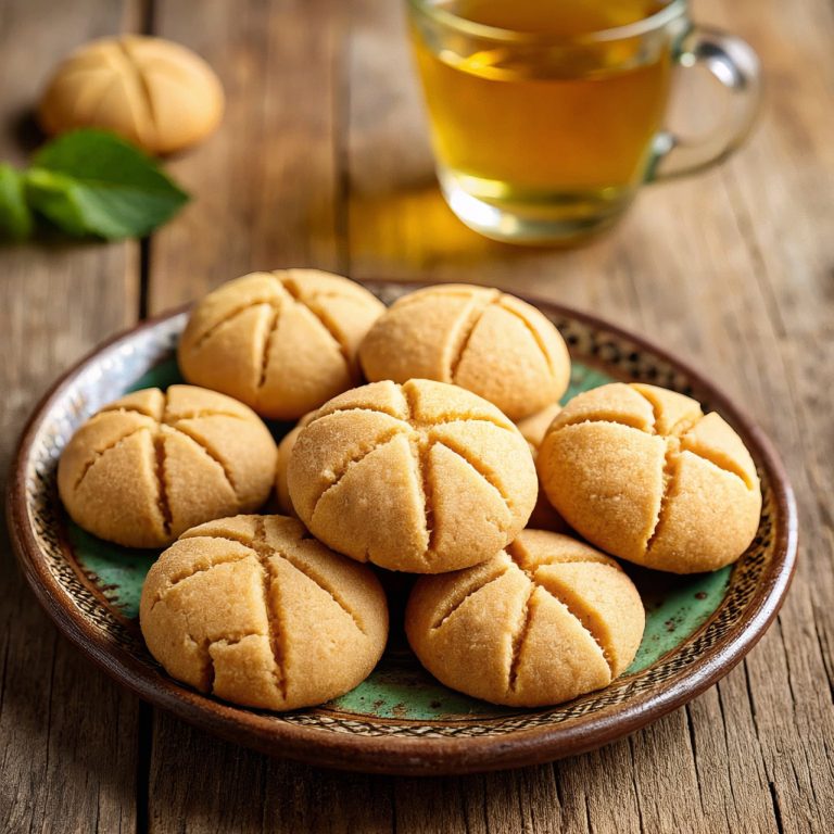 Ghriba Bahla: Easy Moroccan Shortbread Cookies That Melt in Your Mouth