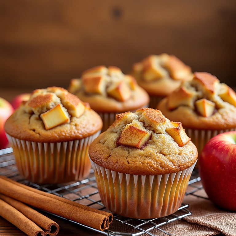 One-Bowl Apple Cinnamon Muffins – Moist, No Mixer, Bakery Style
