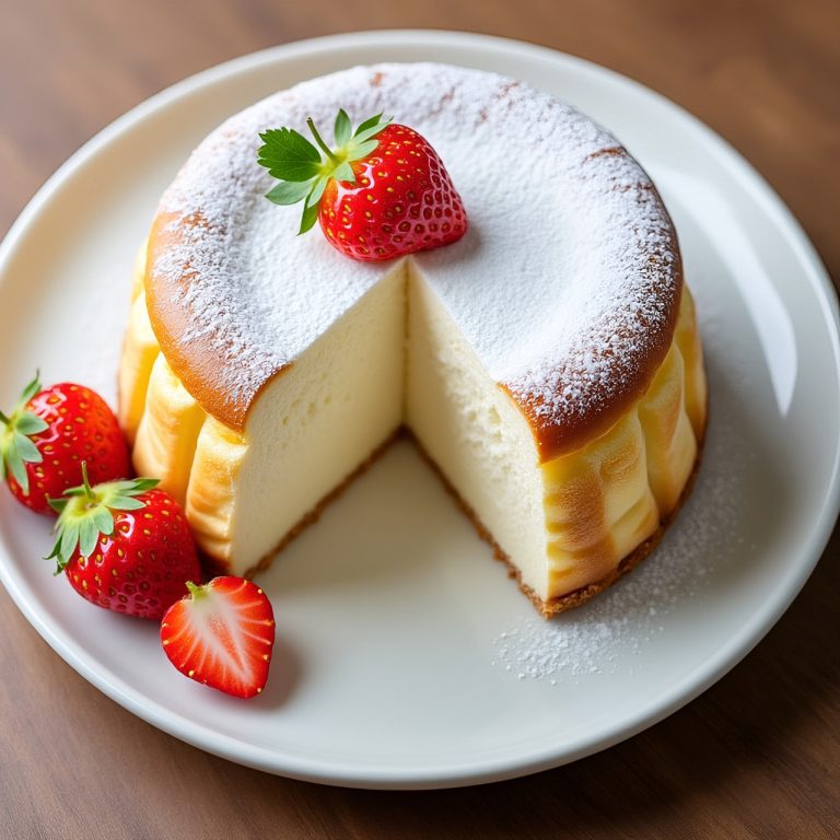 Fluffy One-Bowl Japanese Cotton Cheesecake – Only 5 Ingredients