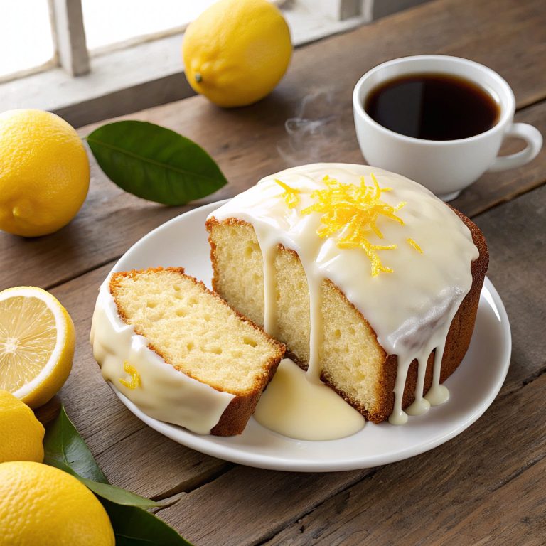 One-Bowl Lemon Loaf Cake – Moist, Zesty & Ready in 1 Hour