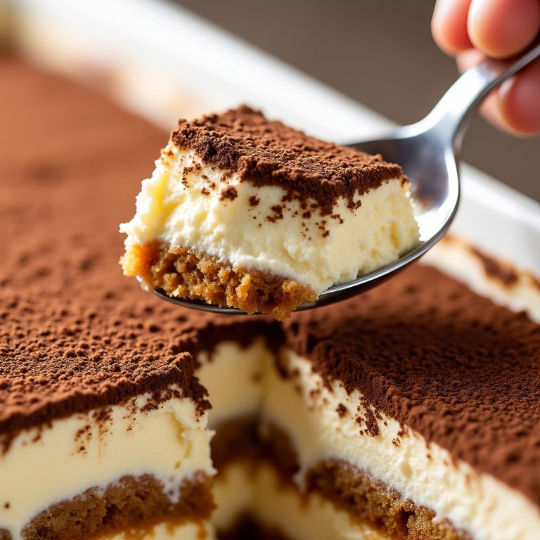 Classic Tiramisu – No-Bake Italian Dessert in One Bowl