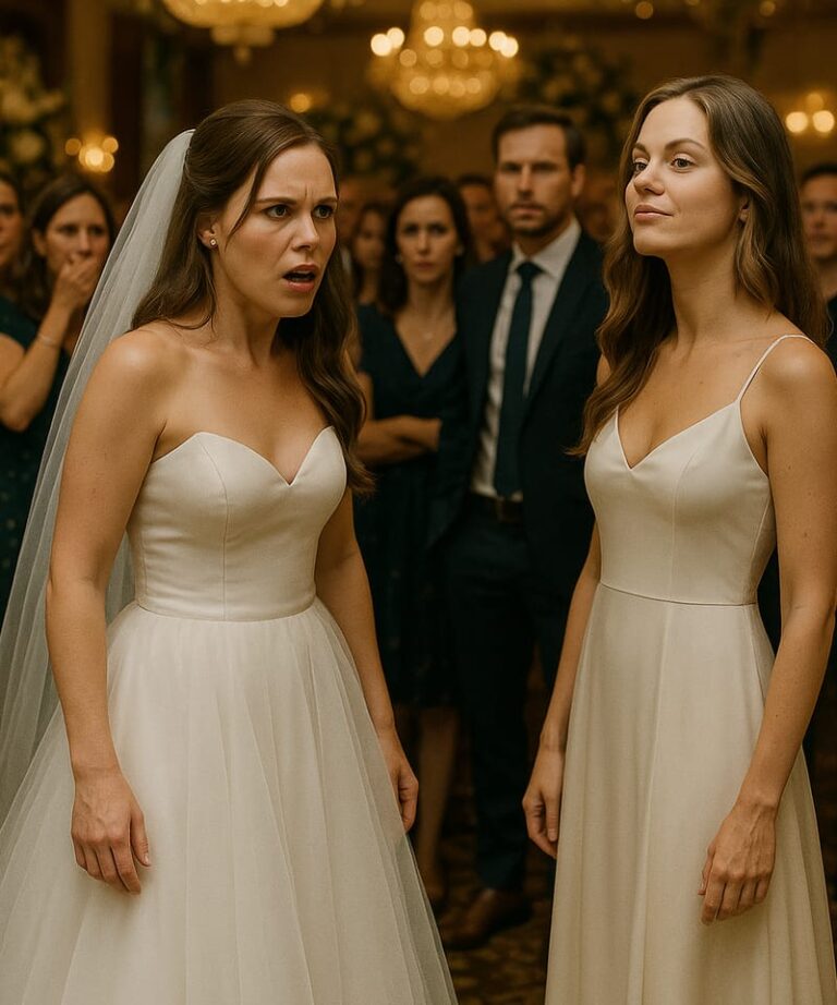 « Ma demi-sœur s’est habillée en blanc à mon mariage et a essayé de tout gâcher – le chaos qui a suivi a choqué tout le monde. »
