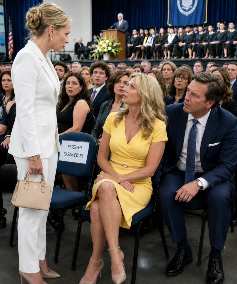 La nouvelle femme de mon ex a pris ma place à la remise des diplômes jusqu’à ce que mon fils monte sur l’estrade et révèle la preuve qui a fait taire tout le monde.