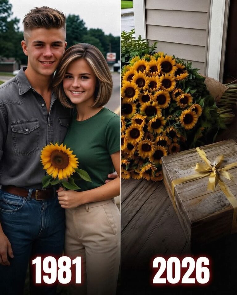 At 15, My Childhood Sweetheart Promised Me 60 Sunflowers on My 60th Birthday – He Passed Away That Year, but 45 Years Later, They Appeared on My Porch with a Box That Made Me Shake