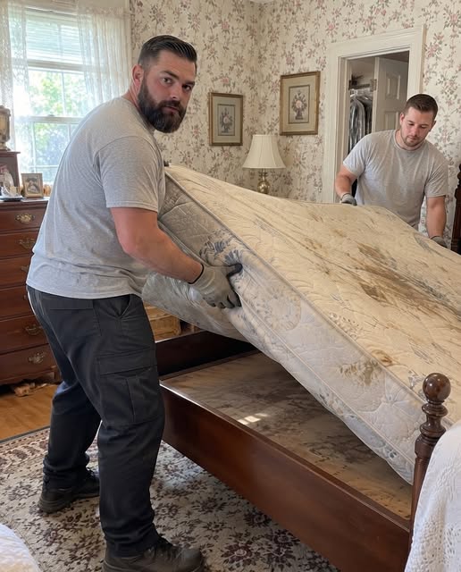 Ce matelas était dans la chambre de mes parents depuis 31 ans, jusqu’à ce que les déménageurs l’ouvrent et trouvent quelque chose que maman ne voulait jamais que nous voyions