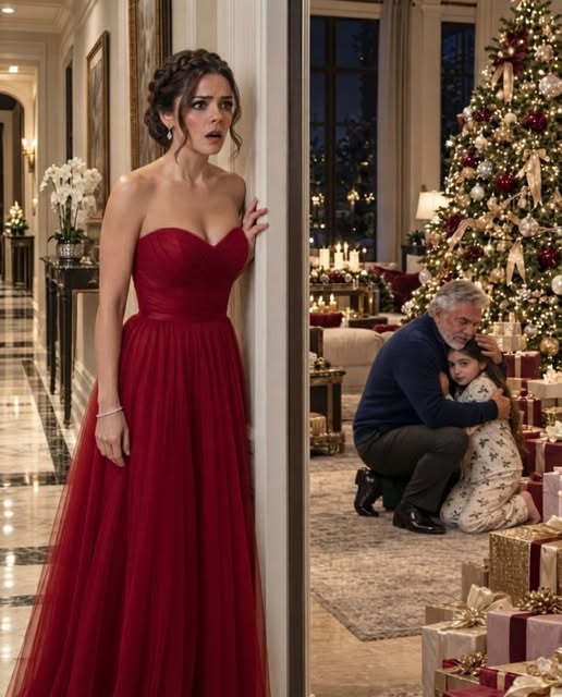 Je suis rentré tôt du dîner de Noël et j’ai trouvé le lit de ma fille vide. Puis j’ai entendu mon mari – 35 ans de plus que moi – murmurer du salon: «Ta mère n’est toujours pas censée le savoir.»