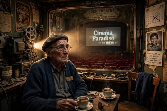 LE PROJECTIONNISTE QUI PROJETTE UN FILM POUR PERSONNE DEPUIS 9 ANS