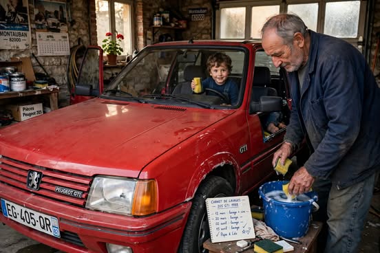 Mon père a lavé sa vieille voiture tous les dimanches pendant 18 ans. Même quand il ne roulait plus.