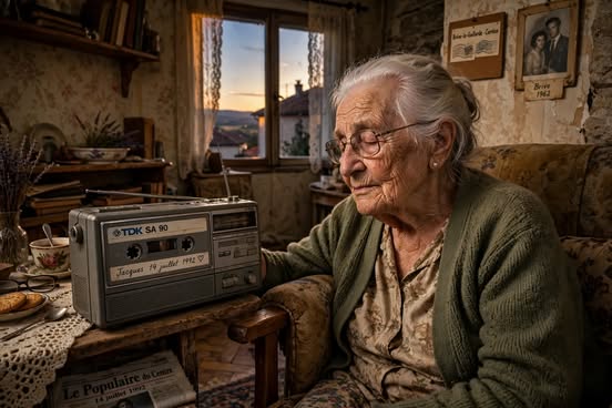 Ma grand-mère écoute la même cassette depuis 22 ans. Hier j’ai enfin compris ce qu’il y a dessus.